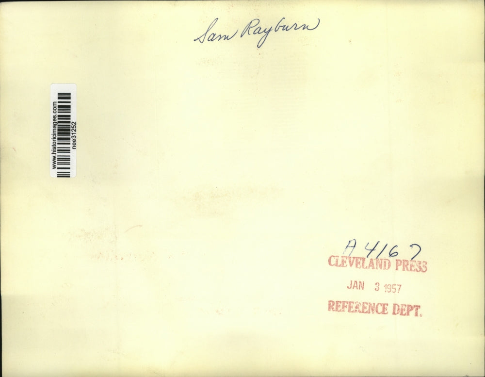 1957 Press Photo Sam Rayburn re-nominated house speaker in Washington