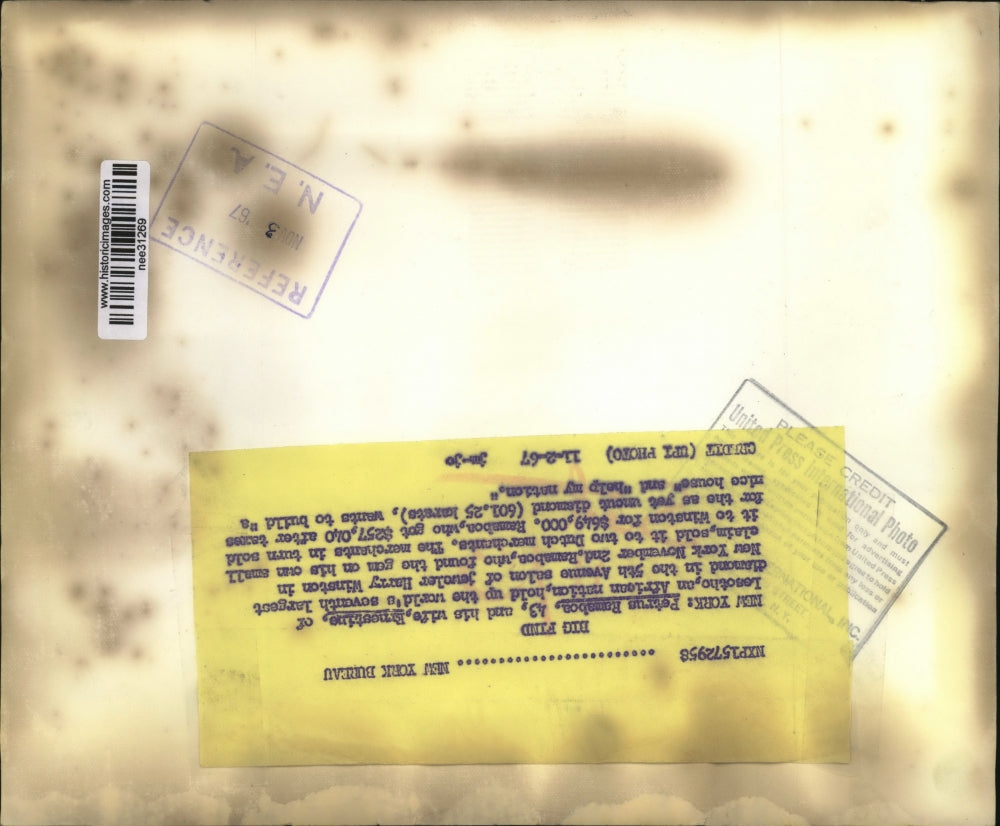 1967 Press Photo Petrus Ramaboa and wife,Ernestine,of Lesothoan African Nation