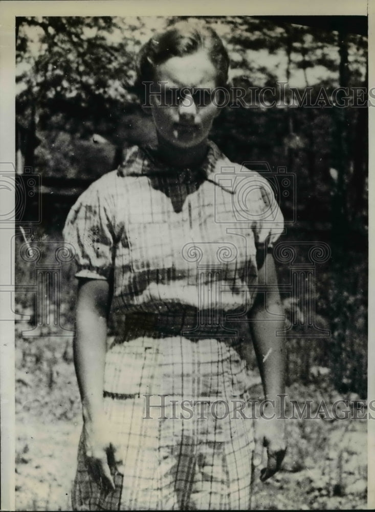 1937 Press Photo Miss Nadine Counts, daughter of Everett Counts - nee31883