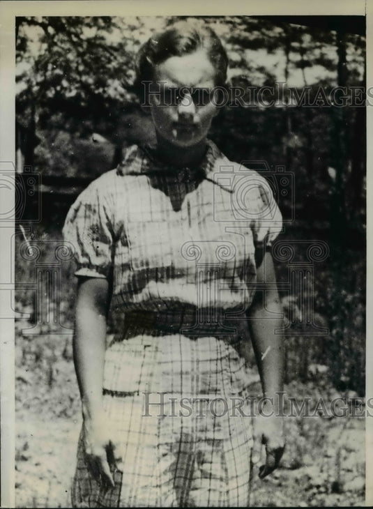 1937 Press Photo Miss Nadine Counts, daughter of Everett Counts - nee31883