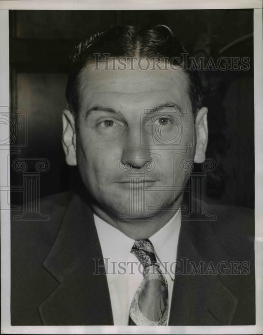 1948 Press Photo Delos W. Rentzel,sworn in as Head of Civil Aeronautics