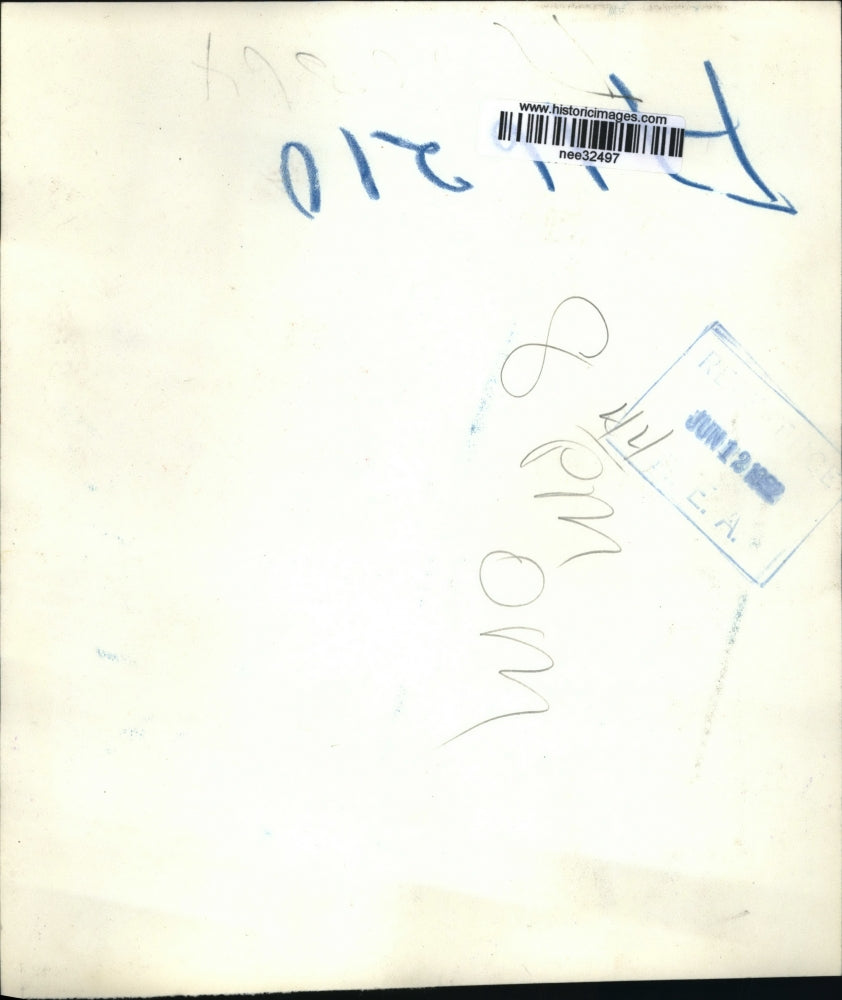 1952 Press Photo Vice President Alben Barkley with General Matthew Ridgway