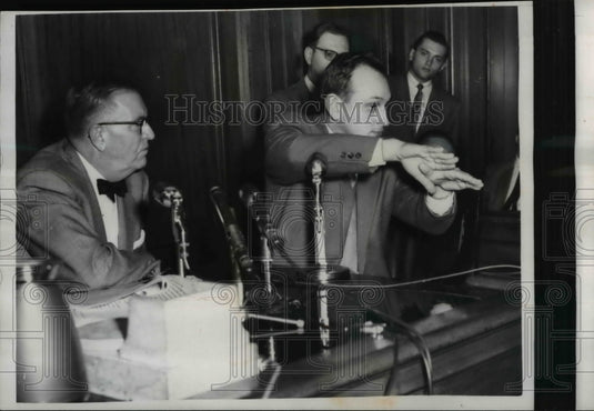 1959 Press Photo Control tower operator,James L.Harold cause death to 11 persons- Historic Images