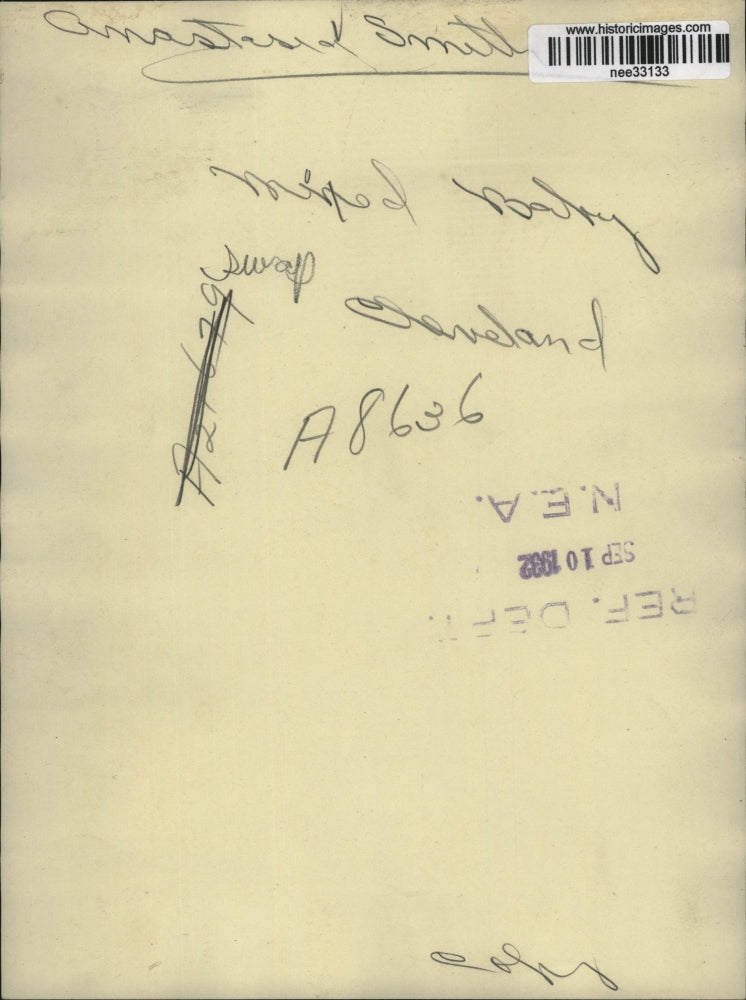 1932 Press Photo Baby Anastasia Smith, Involved in Hospital Baby Mix-Up