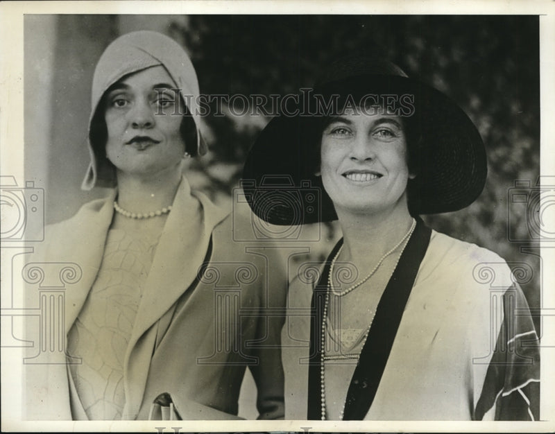 Load image into Gallery viewer, 1932 Press Photo Mrs. James Sheldon and Mrs. Allmand Blow

