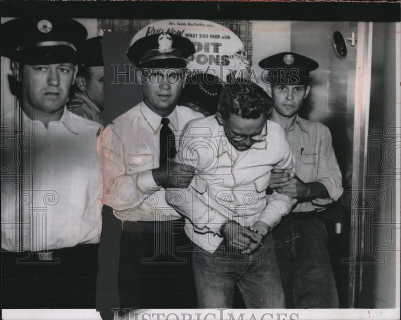 Load image into Gallery viewer, 1955 Press Photo Pvt Daniel Burns Tried to Commit Suicide to Get Out of Army
