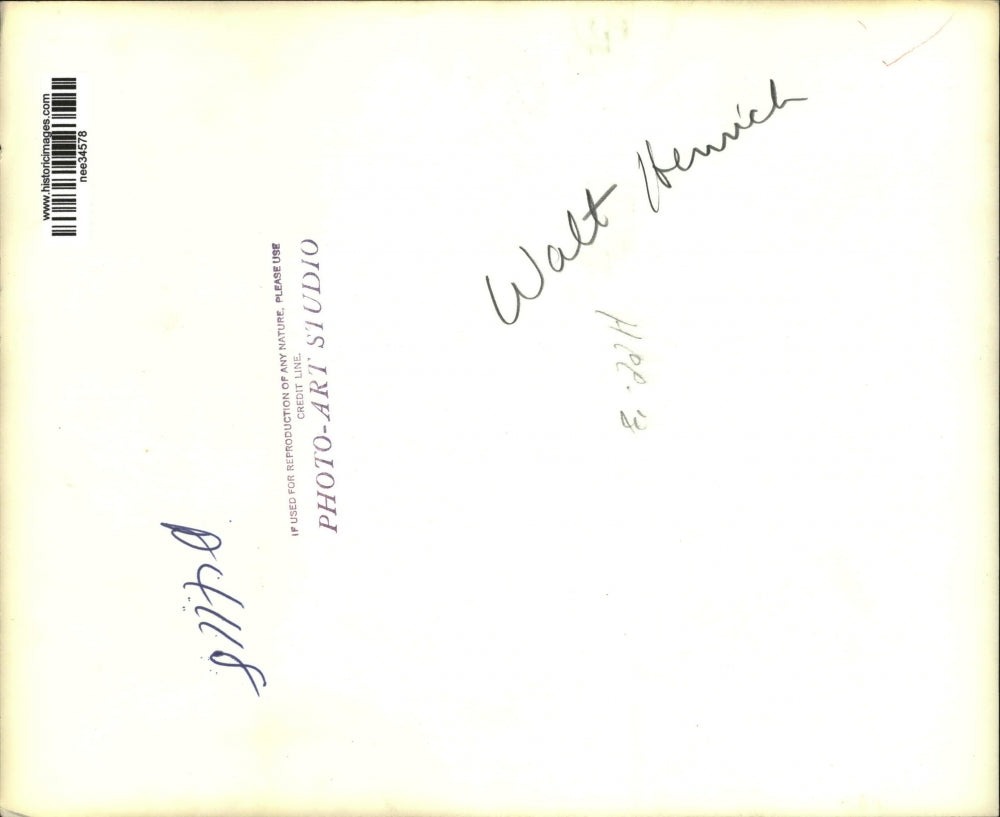 Press Photo Walt Henrich And A Pile Of Junk - nee34578