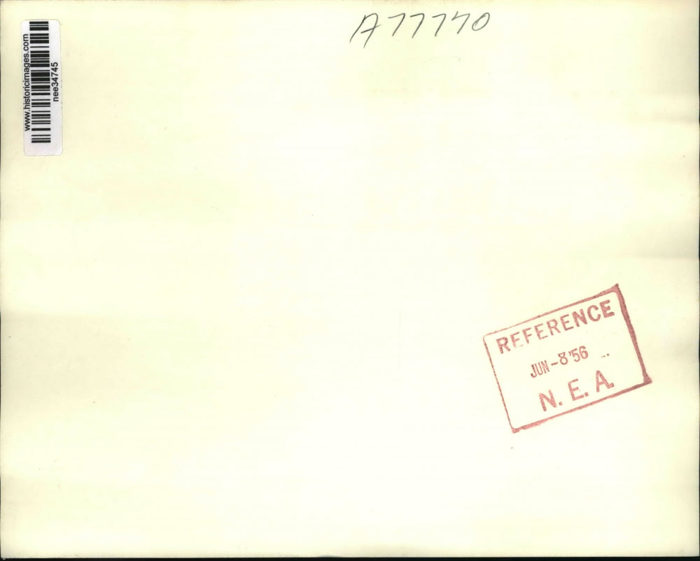 1956 Press Photo Victor Riesel talks with Ned Brooks during "Meet the Press"