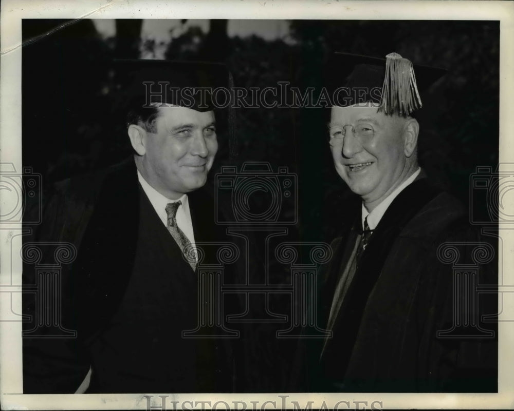 1941 Press Photo Wendell Willkie & Secretary of the Navy Frank Knox - nee34857