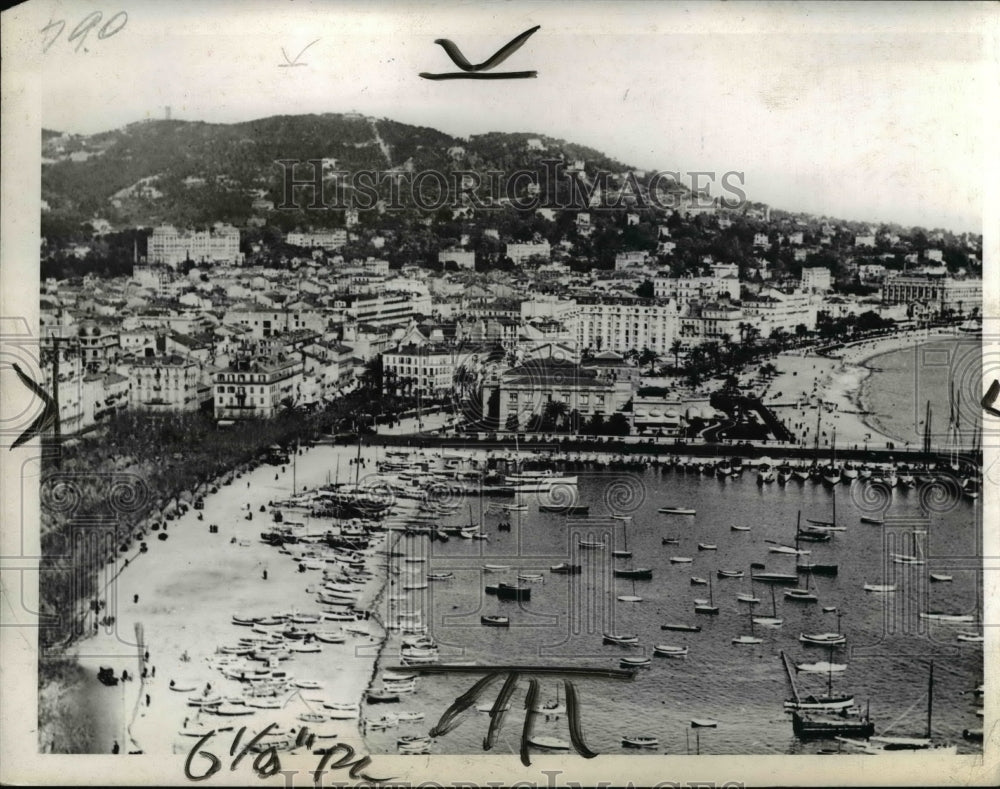 1943 Press Photo View of France - nee36174