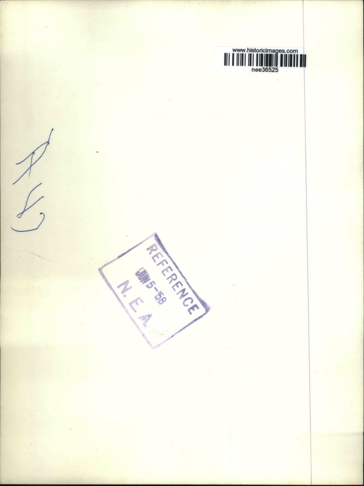 1958 Press Photo French Tri-Colored Carried by one of 250,000 Demonstrators