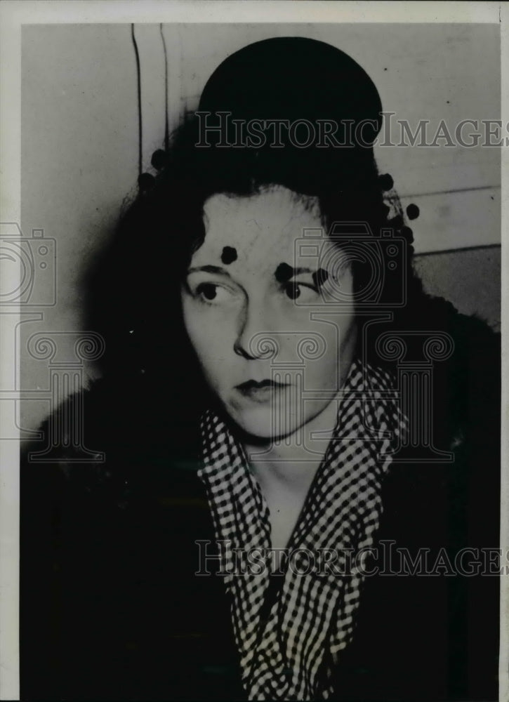 1938 Press Photo of Mrs. Wayne Masters Ryan who filed for divorce from Thomas