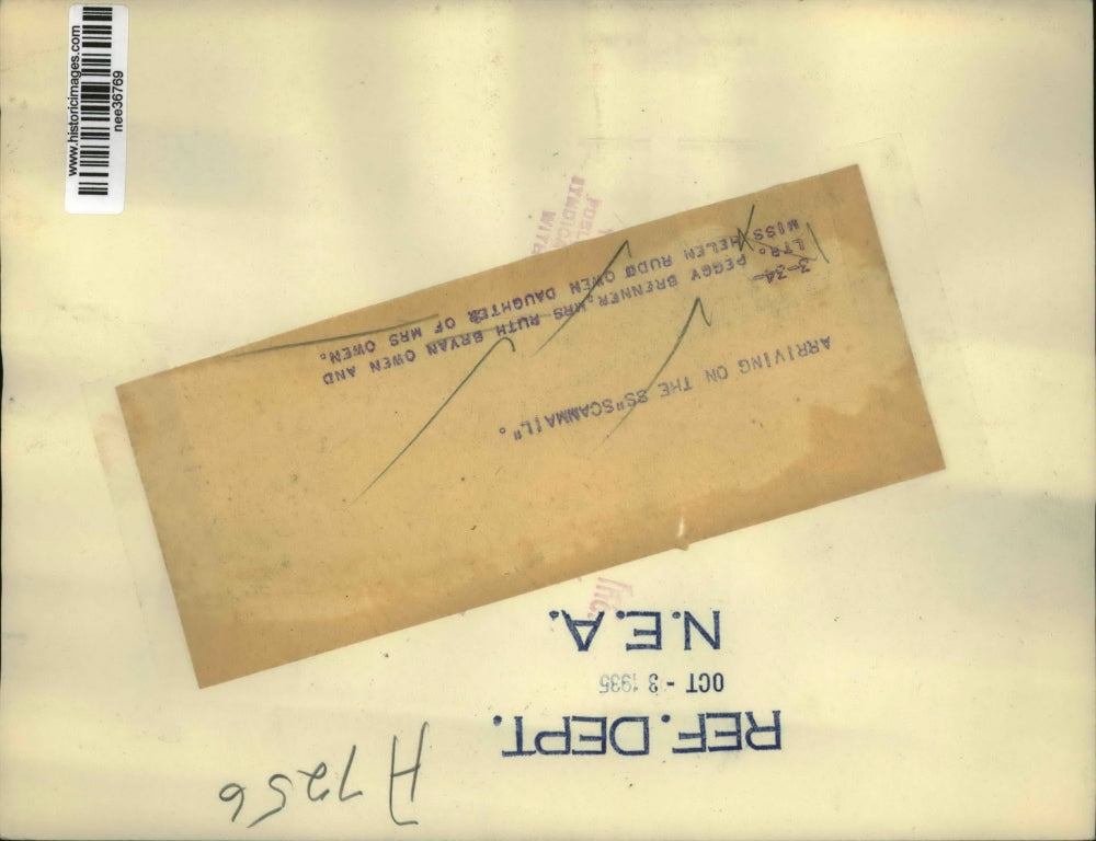 1935 Press Photo Socialites Peggy Brenner, Ruth Bryan & Helen Rudd Owen