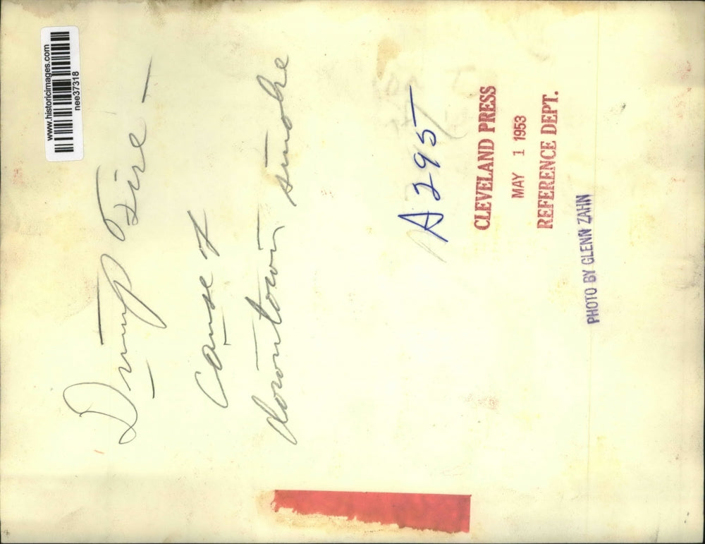 1953 Press Photo Dump Fire - nee37318