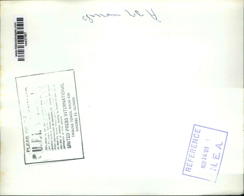 1961 Press Photo Plane Crash Victim Carried Away from Scene in Greenville, Ohio