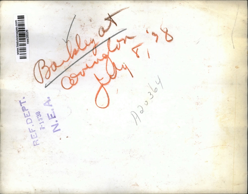 1938 Press Photo Bailsley