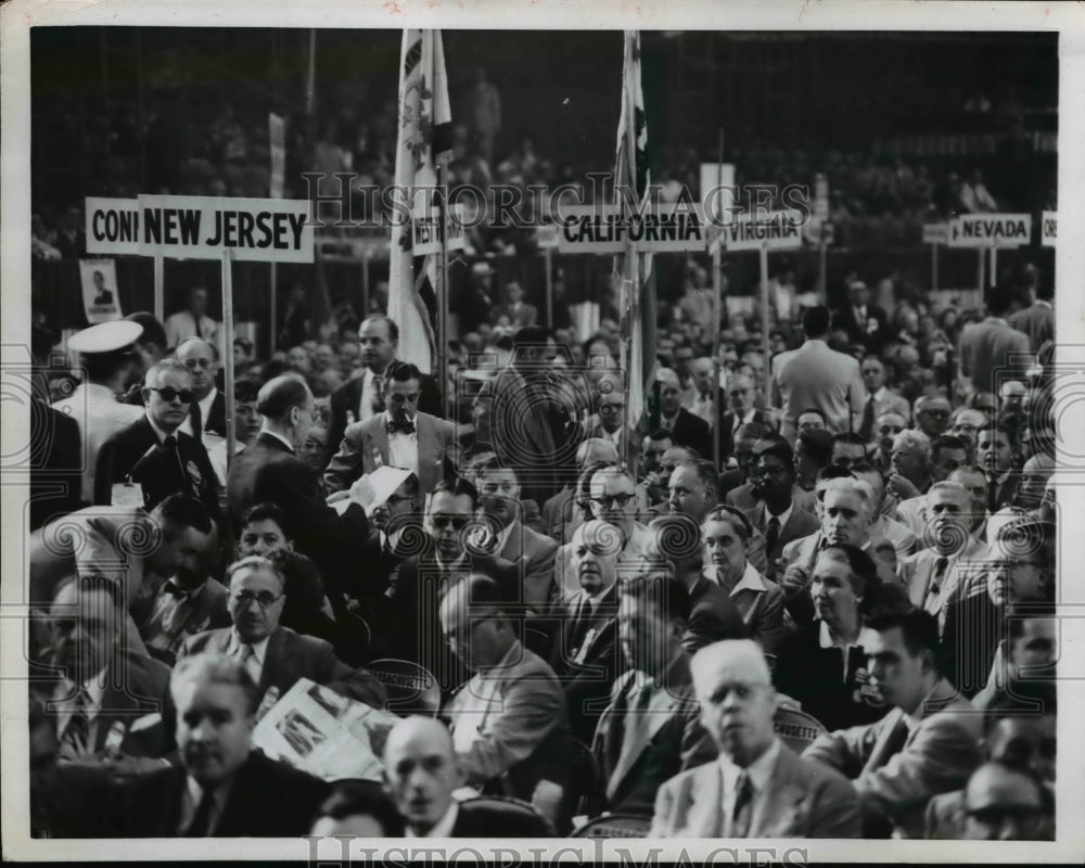 1956 Press Photo The 1952 Democratic National Convention