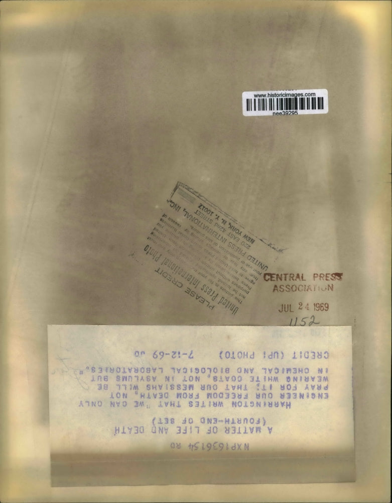 1969 Press Photo Harrington - nee39295