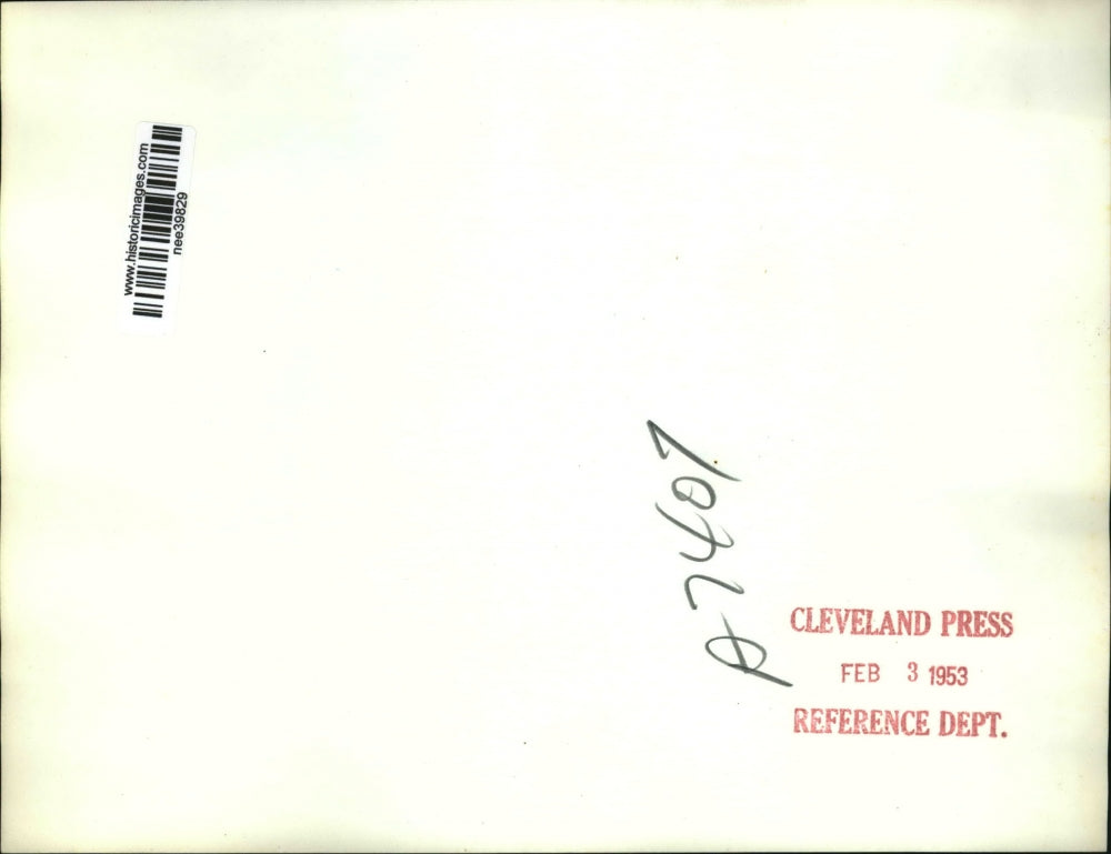 1953 Press Photo An aerial view of Walcheren Island that is completely flooded