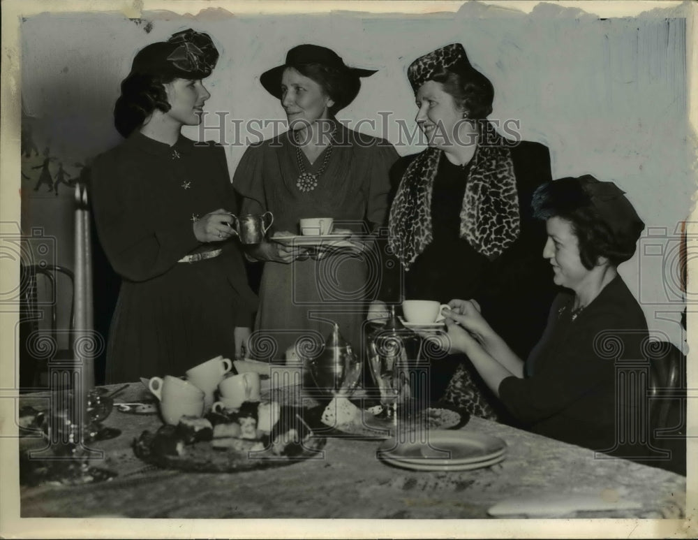 1940 Press Photo Fairfax PTA, H. Oliver, J. Meureer, W. Bell, W. Carran
