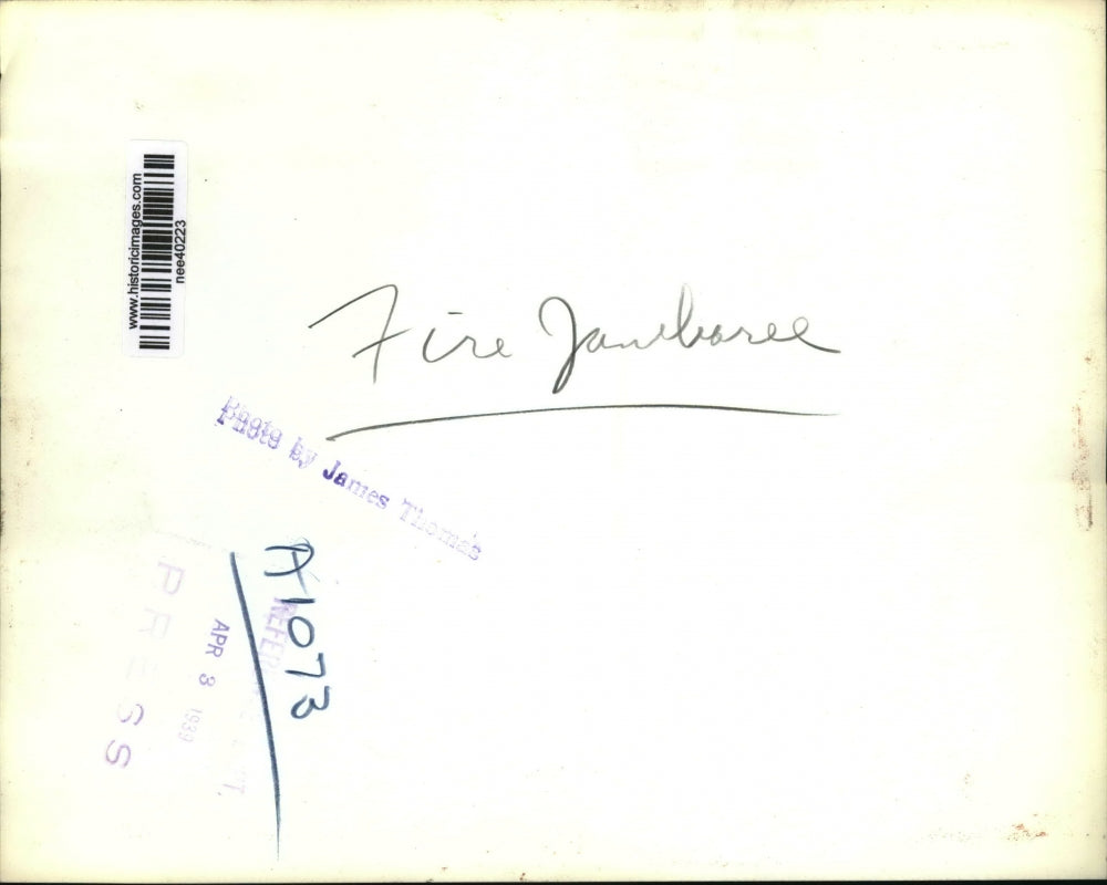 1939 Press Photo The Fire jamboree