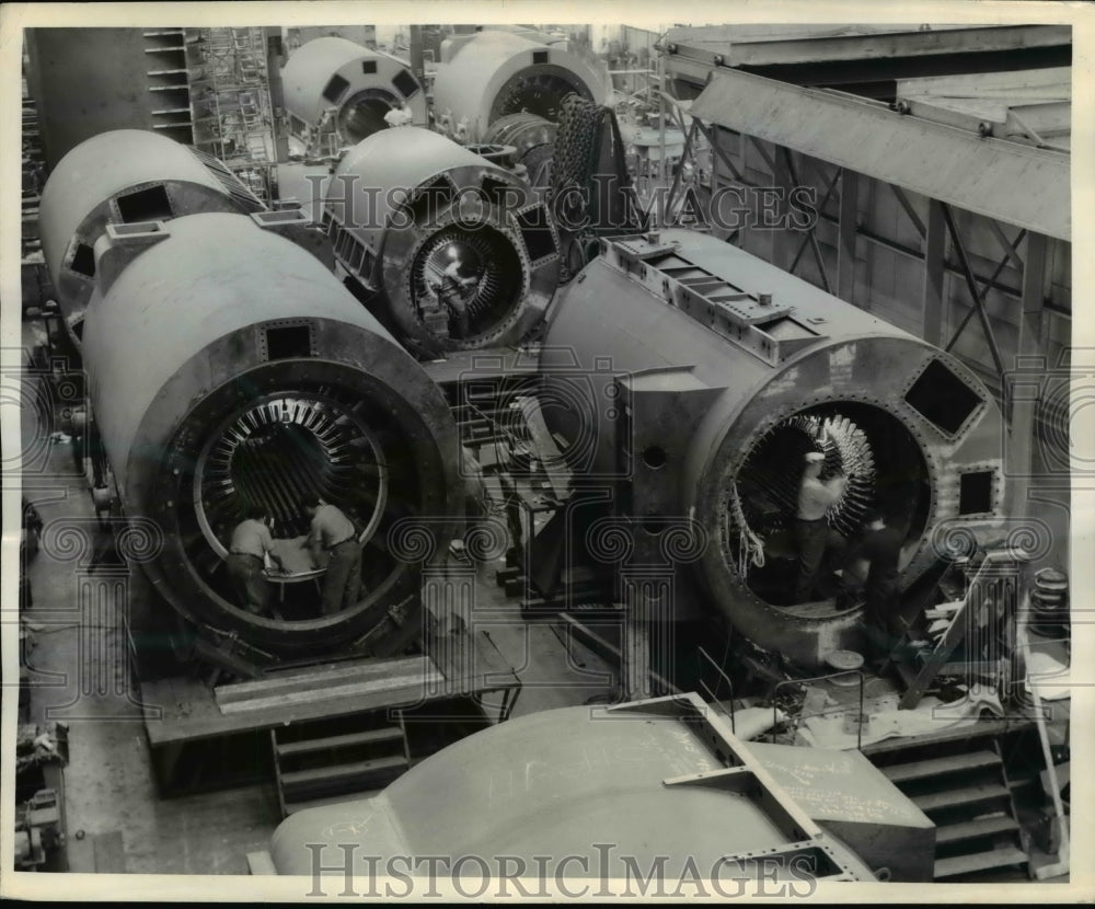 1956 Press Photo East Pittsburgh Plant Westinghouse Electric Corporation
