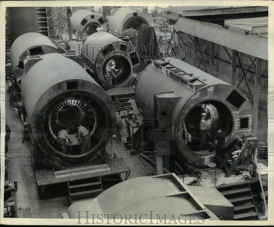 1956 Press Photo East Pittsburgh Plant Westinghouse Electric Corporation