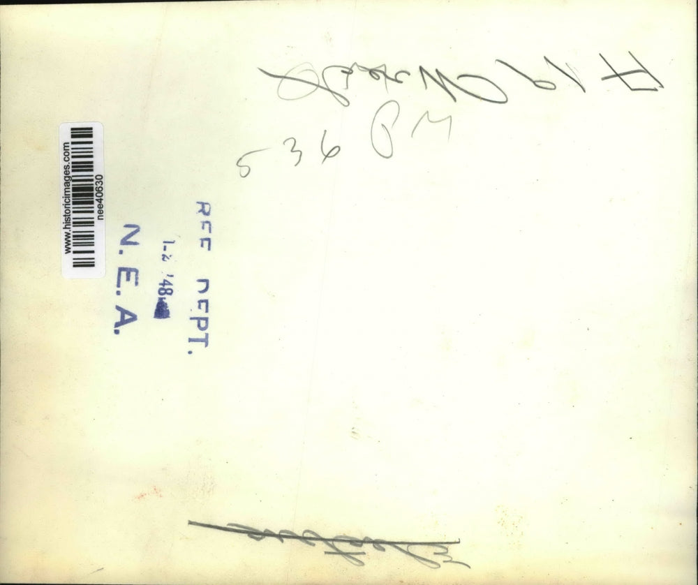 1948 Press Photo Wreckage of 2 Red Arrow Cars in Accident 1 Dead & 25 Injured