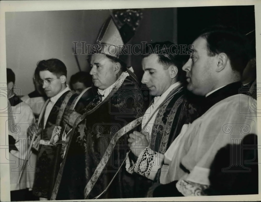 1936 Press Photo Palm Sunday Ceremony - nee41169