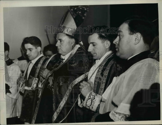 1936 Press Photo Palm Sunday Ceremony - nee41169