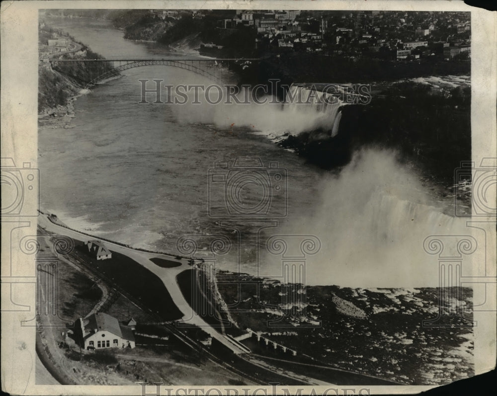 1931 Press Photo Niagara Falls General View New York