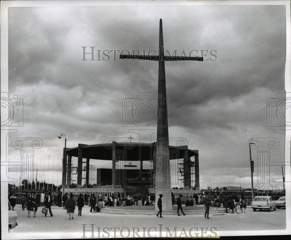 1968 Press Photo Bogfota Columbia, International Eucharistic Congress, Pope Paul