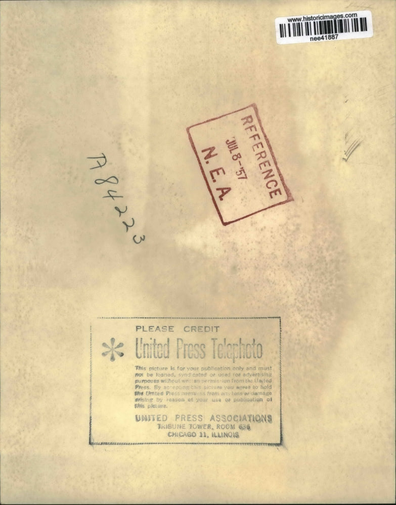 1957 Press Photo Polish Primate Stefan Cardinal Wysasynski Church of Santa Maria