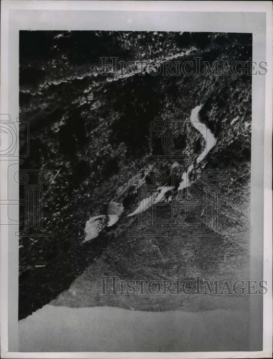 1956 Press Photo Mountainside in Turkey - nee42238