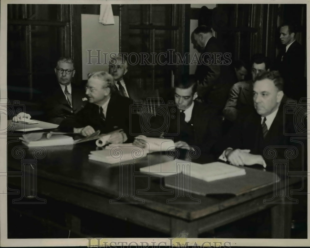 1939 Press Photo Presenting the Government's case against Harry Bridges.