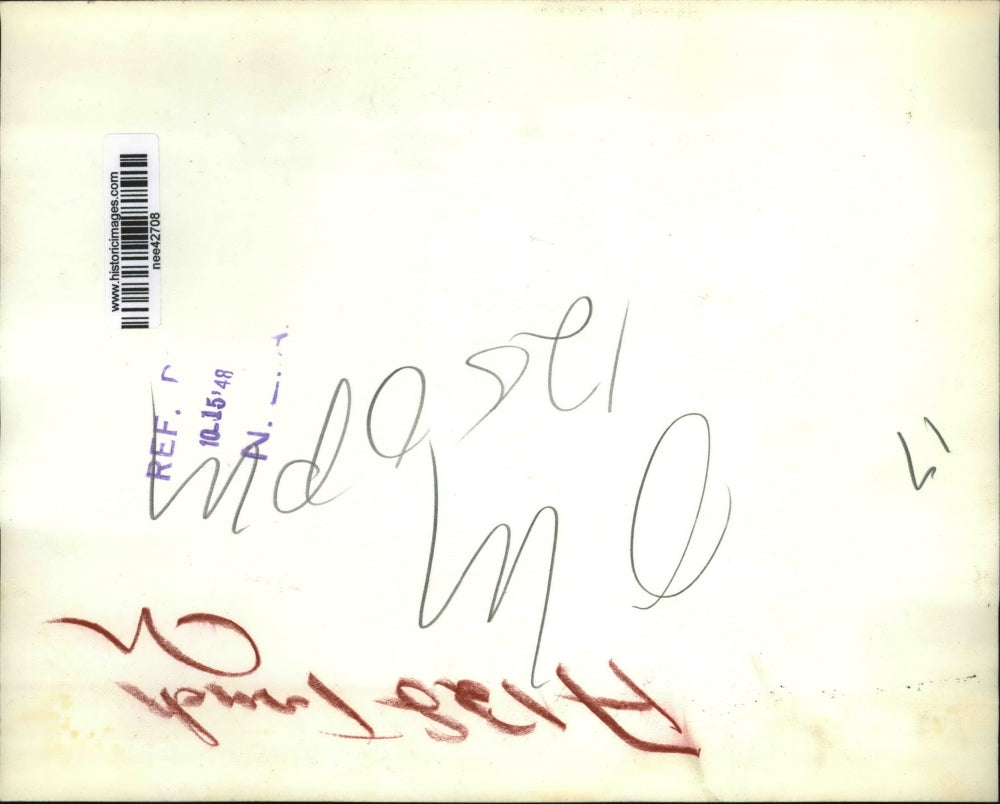 1948 Press Photo Semi Trucks Destroyed by fire after accident on US 31 Franklin,