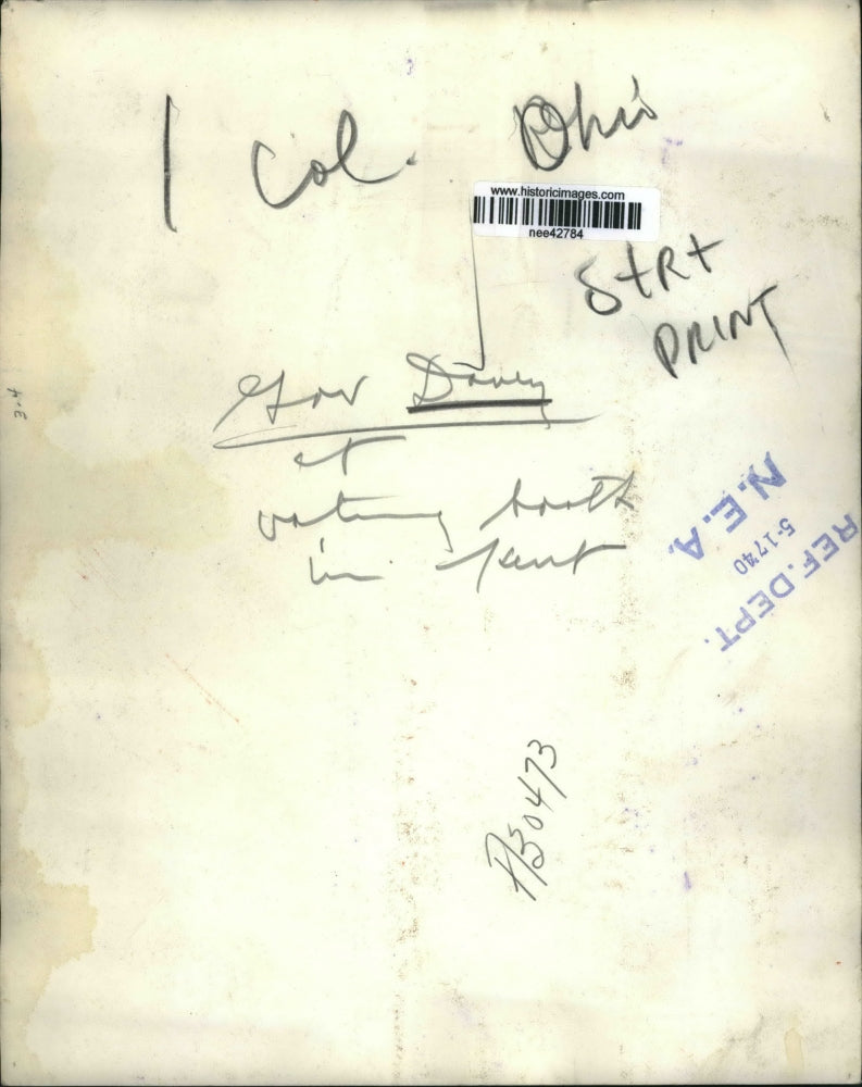 1940 Press Photo Gov Davey Ohio - nee42784