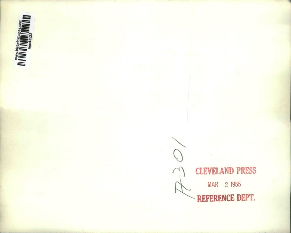 1955 Press Photo Tokyo Crowds in front of local newspaper watch results.