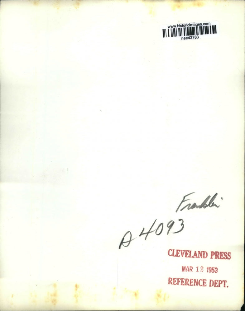 1953 Press Photo Rep. Frankin D. Roosevelt, jr. Washington