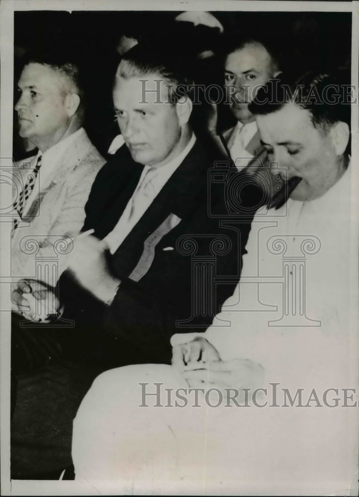 Load image into Gallery viewer, 1936 Press Photo Elliott Roosevelt, President's son, Gov. James Allred, Texas
