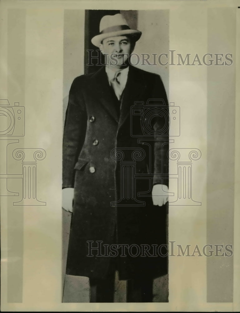 1935 Press Photo Walter Murphy testified in Chicago Court - nee44129