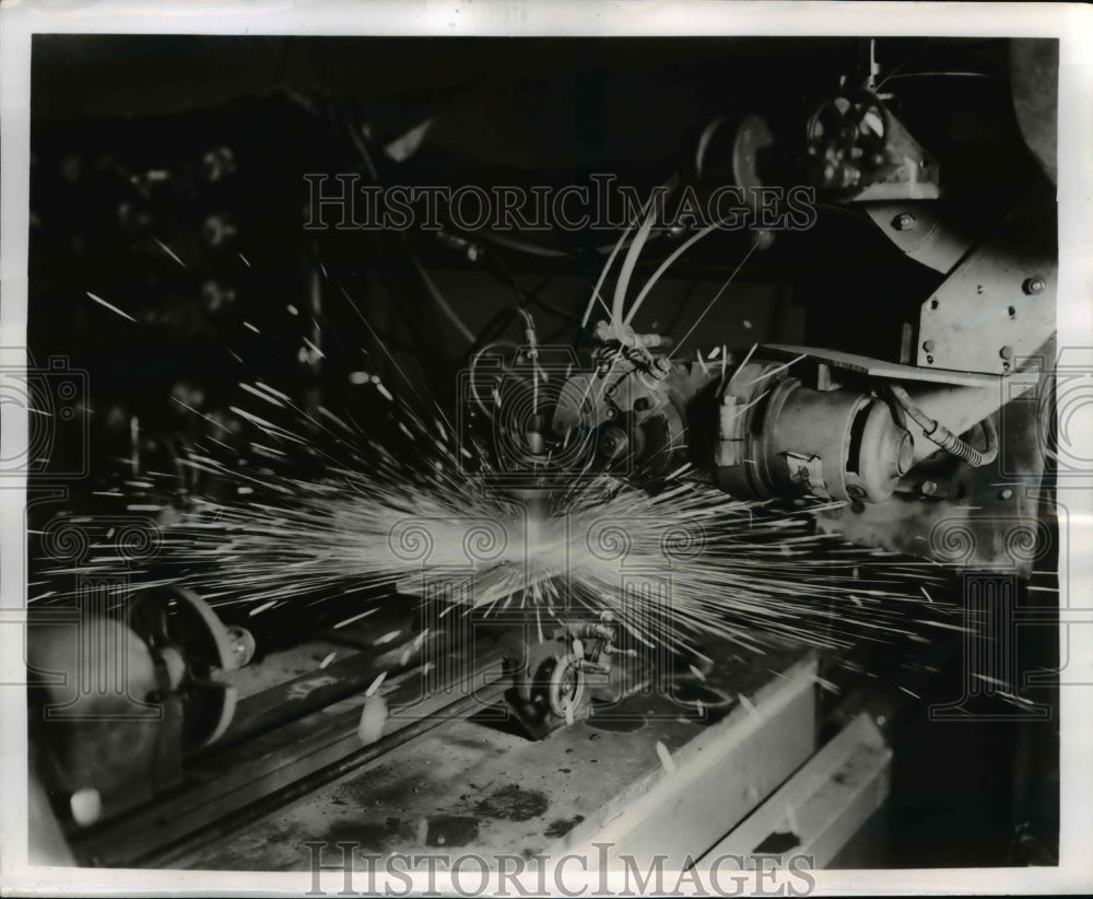 1959 Press Photo Linde Company Development Plasma Arc Torches - nee44763