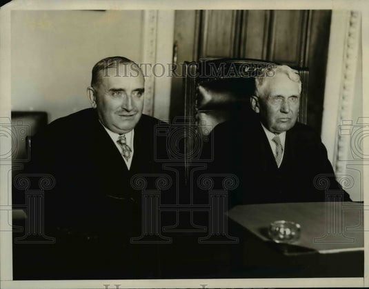 1927 Press Photo Hon. Paul Claudelm Frech Ambassador to US pays respects.