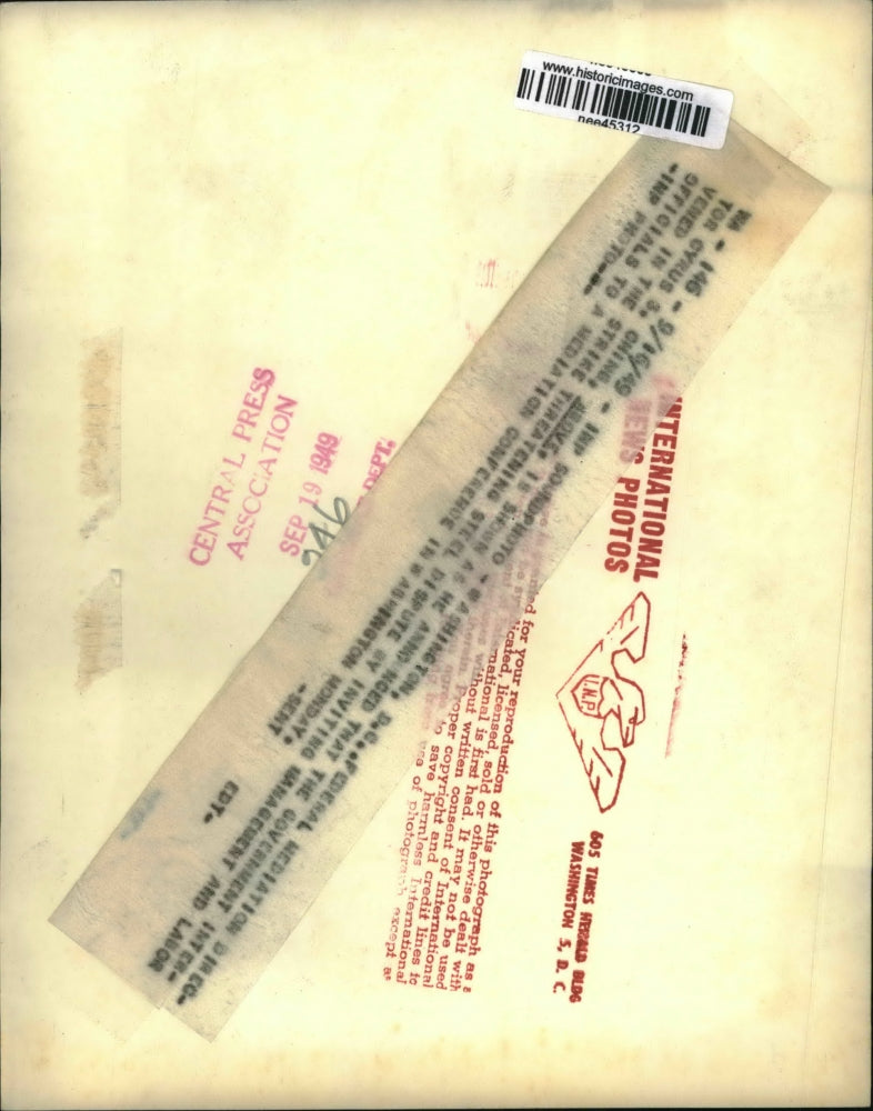 1949 Press Photo Cyrus S. Ching, Federal Mediation Director - nee45312