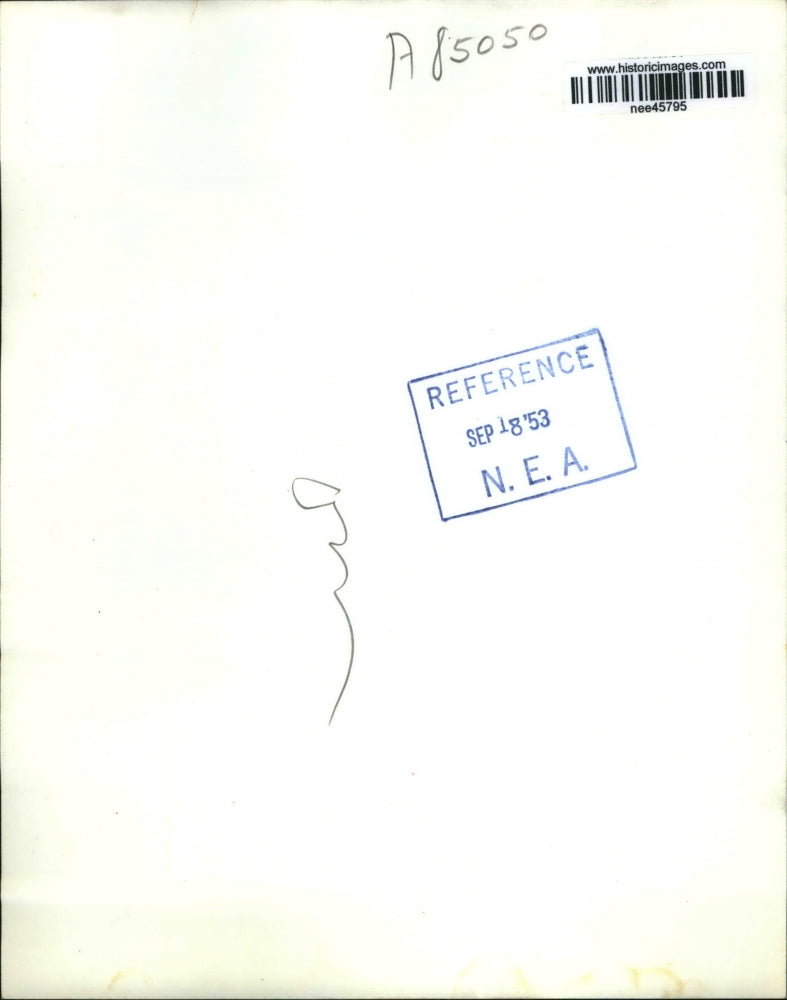 1953 Press Photo Sidi Mohammed Moulay Ben Arafa Escapes from Terrorrist