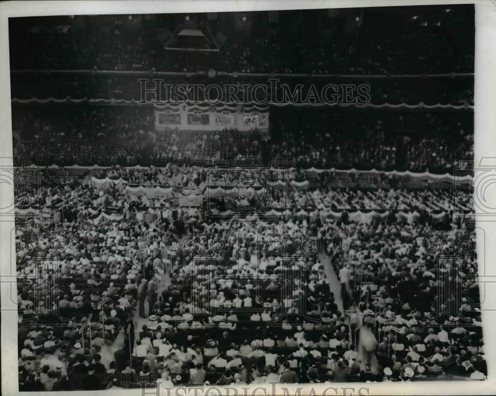 1944 Press Photo Republican GOP National Convention Opening, Chicago Stadium