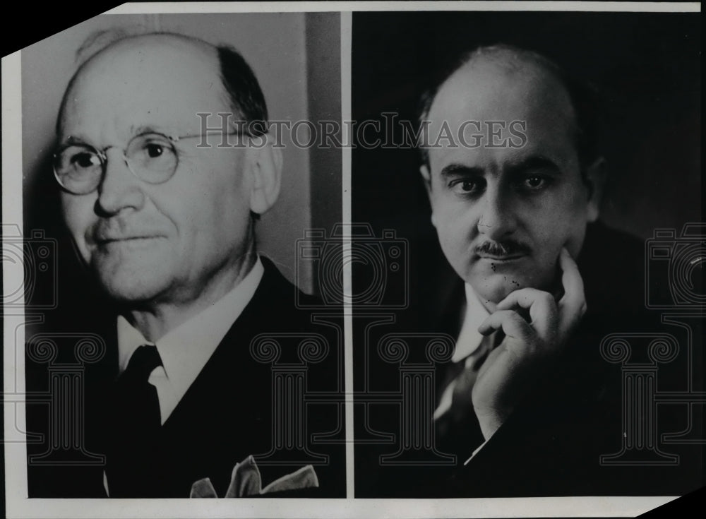 1938 Press Photo Rev.Clyde Fisher & Rev Gerald B. Winrod Nominated as Senator