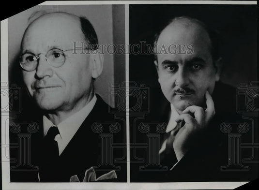 1938 Press Photo Rev.Clyde Fisher & Rev Gerald B. Winrod Nominated as Senator