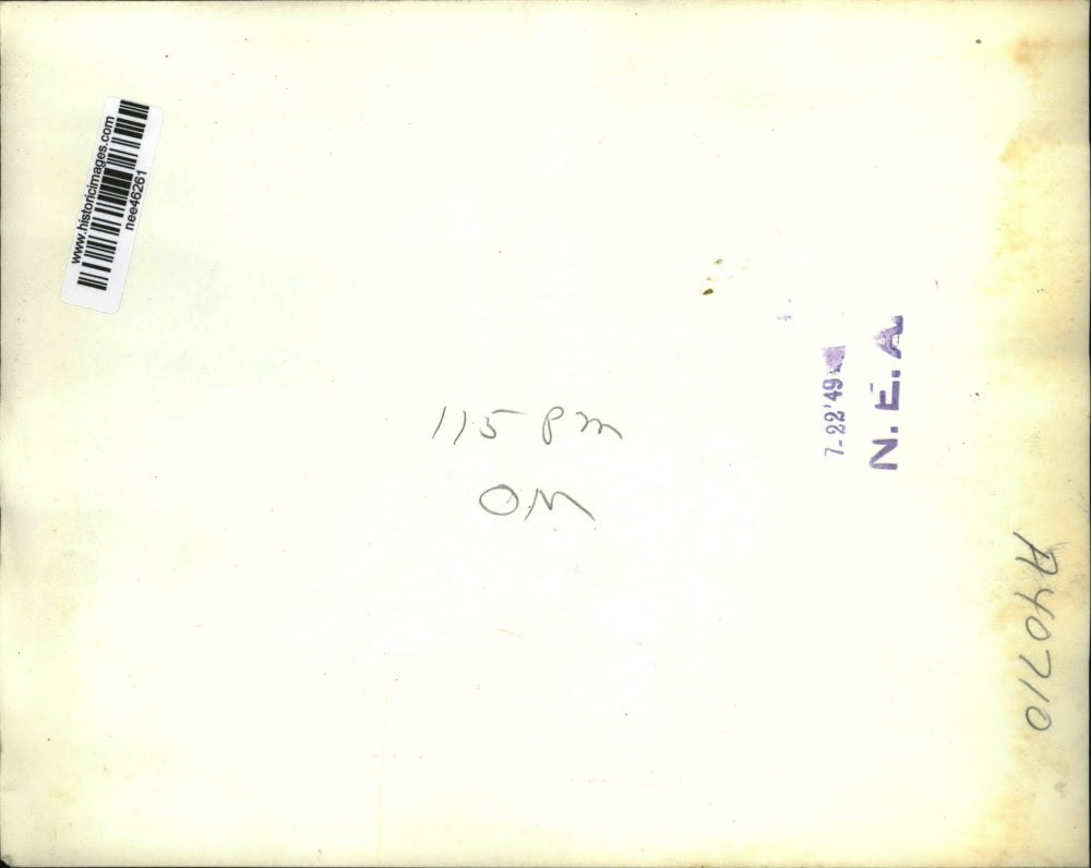 1949 Press Photo New York Jacob A Malik with wife and daughter, Svetlana