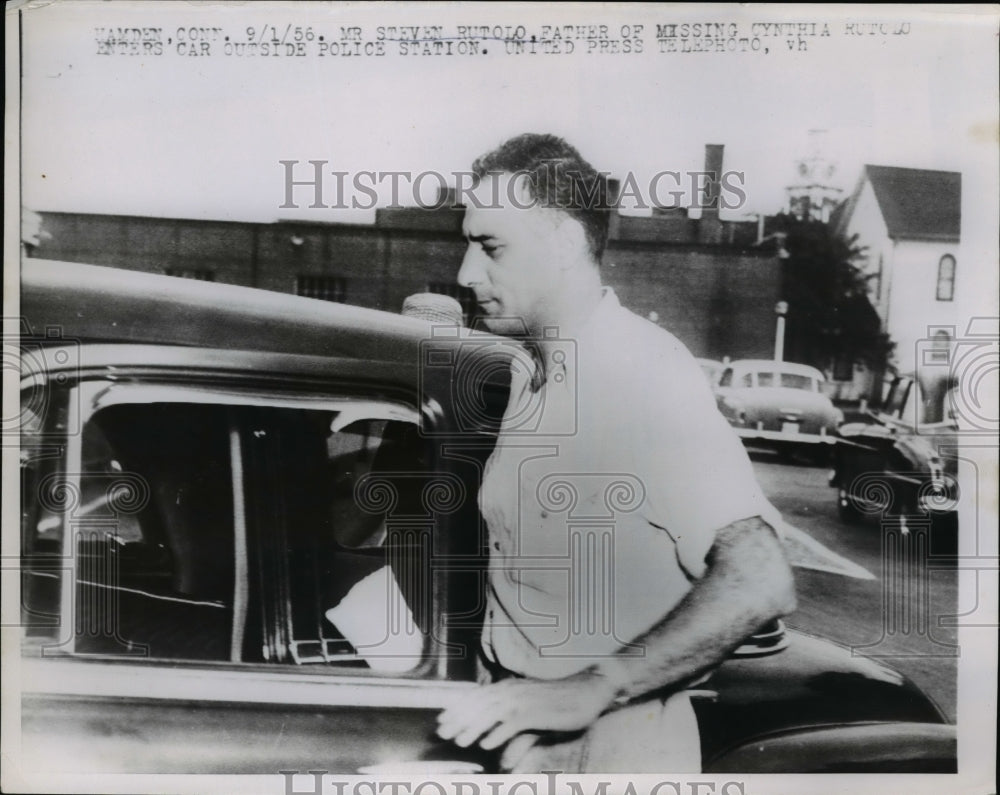 1956 Press Photo of Steven Rutolo Father of Cynthia Rutolo who was missing.